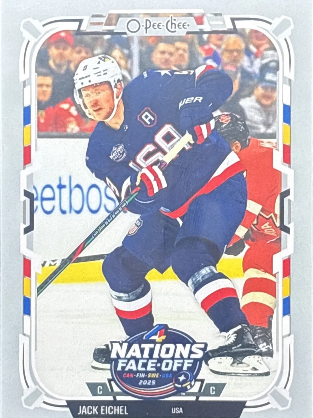 O-Pee-Chee Jack Eichel Hockey Trading Card